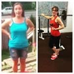 weight loss body transformation of a women